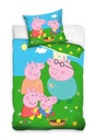 Súprava bavlnených obliečok 140x200cm PEPPA PIG