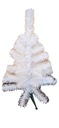 BIELY umelý vianočný stromček na ozdobu 70 cm