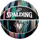 Basketbalová lopta Spalding Marble čierna a pastelová 84405Z 7