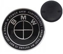BMW M POWER 82mm znak znak vpredu vzadu ČIERNA