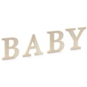 Drevený nápis Baby
