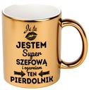 LESKLÝ ZLATÝ HRNČEK AKO DARČEK PRE ŠÉFA, VTIPNÉ VZORKY