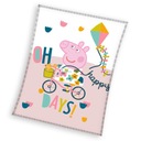 CORAL DEKA PEPPA PIG deka 130x170 cm