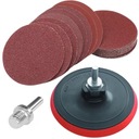 100 x BRÚSNE KOTOUČE 125 SO VELCRO P40 + KOTÚČ 125