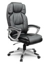 Kožená kancelárska stolička Sofotel EG-227 čierna