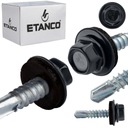 Samorezné skrutky do kovu 5mm 5,5x25mm RAL 7016 250 ks Etanco GT5 Z14