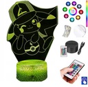 Stolná lampa Pikachu Detective 16 LED PLEXIDO