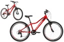 Bicykel 24 KROSS Hexagon JR 1.0 červený, rám 12 R22