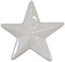 Dekoračná figúrka Betlehemská hviezda 14 cm biela