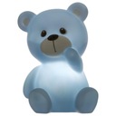 Modrá LED nočná lampa BEAR do detskej izby