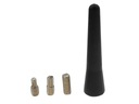 AMIO01509 AUTOANTÉNNY STOŽIAR 9 CM S 3 ADAPTÉRMI 5/6/7MM 01509 AMIO