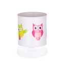 Moderná stolná lampa s tienidlom, SOVA