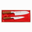 Sada nožov Satake Masamune Univ + Santoku