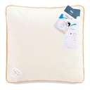 Vankúš z peria 50x60 AMZ, krémová bavlna
