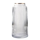 Moderné sklenené krištáľové vázy Hydroponics Transparent 25cm