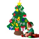 Kreatívny filcový vianočný stromček pre detské ozdoby GAT