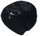 Šialená teplá, elegantná, flitrovaná čiapka, cz17436-3