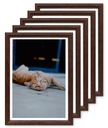 Fotorámiky Rámik BALENIE 5 ks 13x18 Hnedá