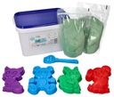 ADAM TOYS SADA KINETICKÉHO PIESKU 2KG + FORMY