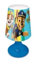 Nočná lampa PAW PATROL CHASE RUBBLE SKYE