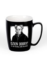 DOBRÉ RÁNO / SCHOPENHAUER / čierny hrnček s uškom