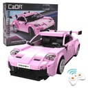 Ružové r/c auto Cada bloky auto 280 kusov