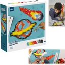 Plus-plus bloky puzzle podľa čísel oblátky Space