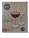 ALTOM DESIGN Elegantné poháre na víno, 4 ks, 330 ml