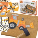 STAVEBNÉ STROJE NA DREVENÉ KLINČOVACIE LIŠTY 45 ELEMENTOV VIGA PUZZLE