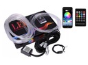 6x EL WIRE LED RGB OPTICAL FIBER AMBIENT APP DIAĽKOVÉ 8m
