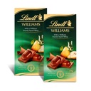 Lindt Mliečna čokoláda s tekutou náplňou Williams Brandy 100g x2