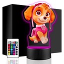 TAPKOVÁ PATROL SKY NIGHT LAMP 3D LED DIAĽKOVÉ OVLÁDANIE darčeková soška NARODENINY