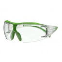 SecureFit 400X číre/zelené bezpečnostné okuliare