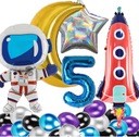 BALÓNY narodeniny 5 ROKOV VESMÍRNY RAKETOVÝ ASTRONAUT