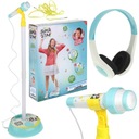Mikrofón na karaoke stojane s MP3 slúchadlami