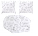 SÚPRAVA KVETINOVANÝCH PAPIEROV 160X200 PLUS 2 VANKÚŠE 70X80 TEPLÉ CELÝ ROK