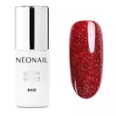 NeoNail Glitter Effect Base Red Shine - 7,2 ml
