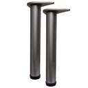 2x hliníkové nastaviteľné nohy stola 820 mm