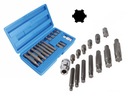 DLHÉ NÁSTROJE RIBBE SET FIAT M5 M14 TORX