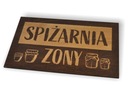 Tabuľka s nápisom na dvere drevené gravírovanie 20x30cm