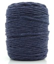 Macrame výplet, bavlna, NÁMORNÍCKA MODRÁ, 100m, 5mm