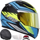 LS2 FF353 RAPID MOTOCYKLOVÁ PRILBA GALE BLUE 2 šošovky