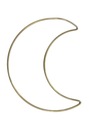 Kovový prsteň GOLDEN MOON na lapač snov, 21 cm