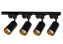 Set RAIL 2m 4 LAMPY 3 Phase 3F čierno-zlaté