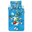 Detské bavlnené obliečky 100x135 The Smurfs