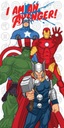Plážová osuška AVENGERS bavlna 70x140