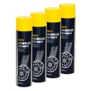 4x MANNOL 9672 ČISTIČ BRZD ČISTIČ KOTOÚČOVÝCH BRZD 600ml SPREJ - SET