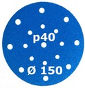 BRÚSNY DISK suchý zips fi 150, p40 Festool 10 ks