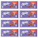 MILKA Mliečna čokoláda Jahoda 8x100g
