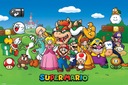 PLAGÁT SUPER MARIO HEROES LUIGI PEACH 61x91,5